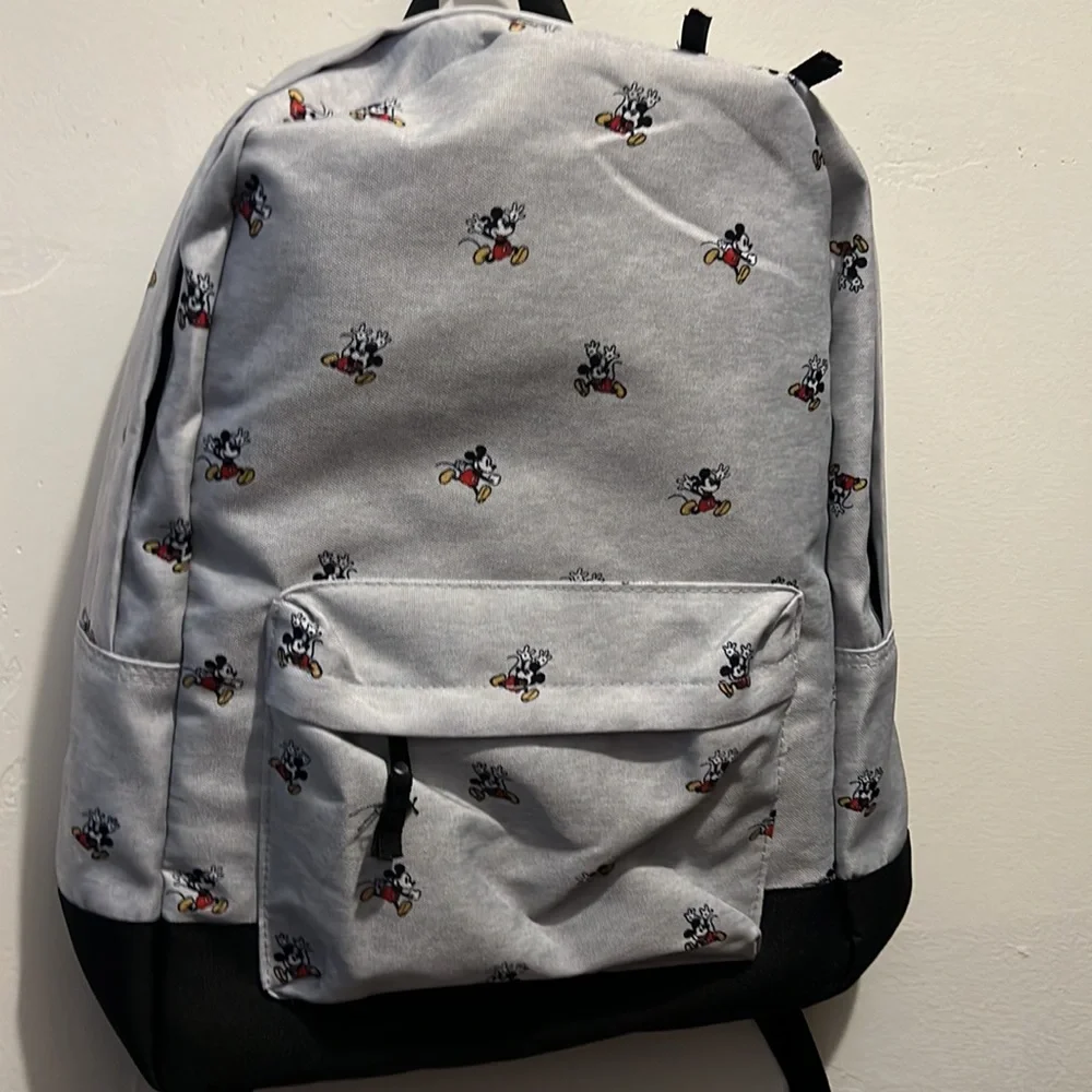 Disney Mickey Mouse Allover Print Backpack NWOT